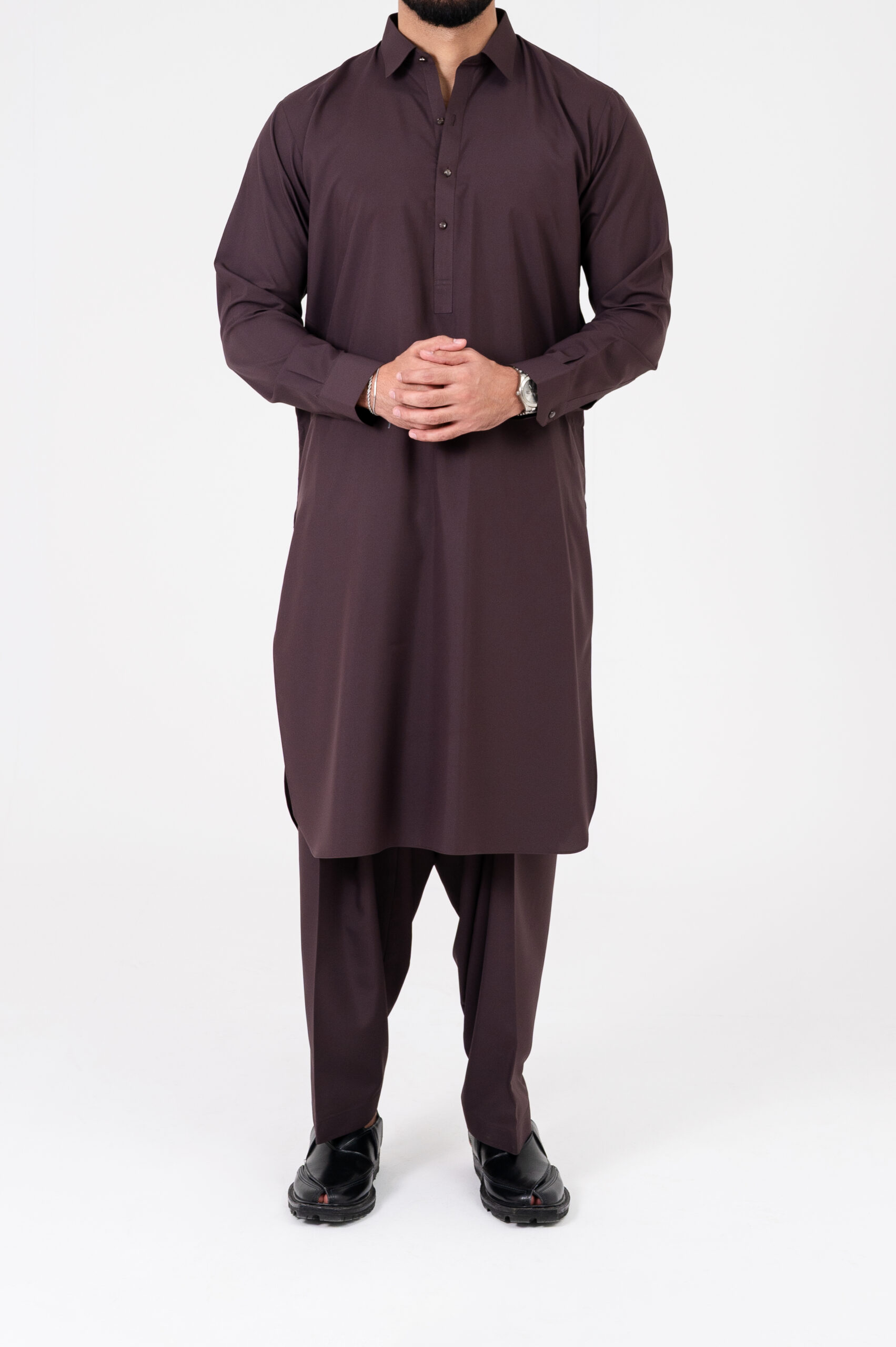 Maroon Kameez Shalwar