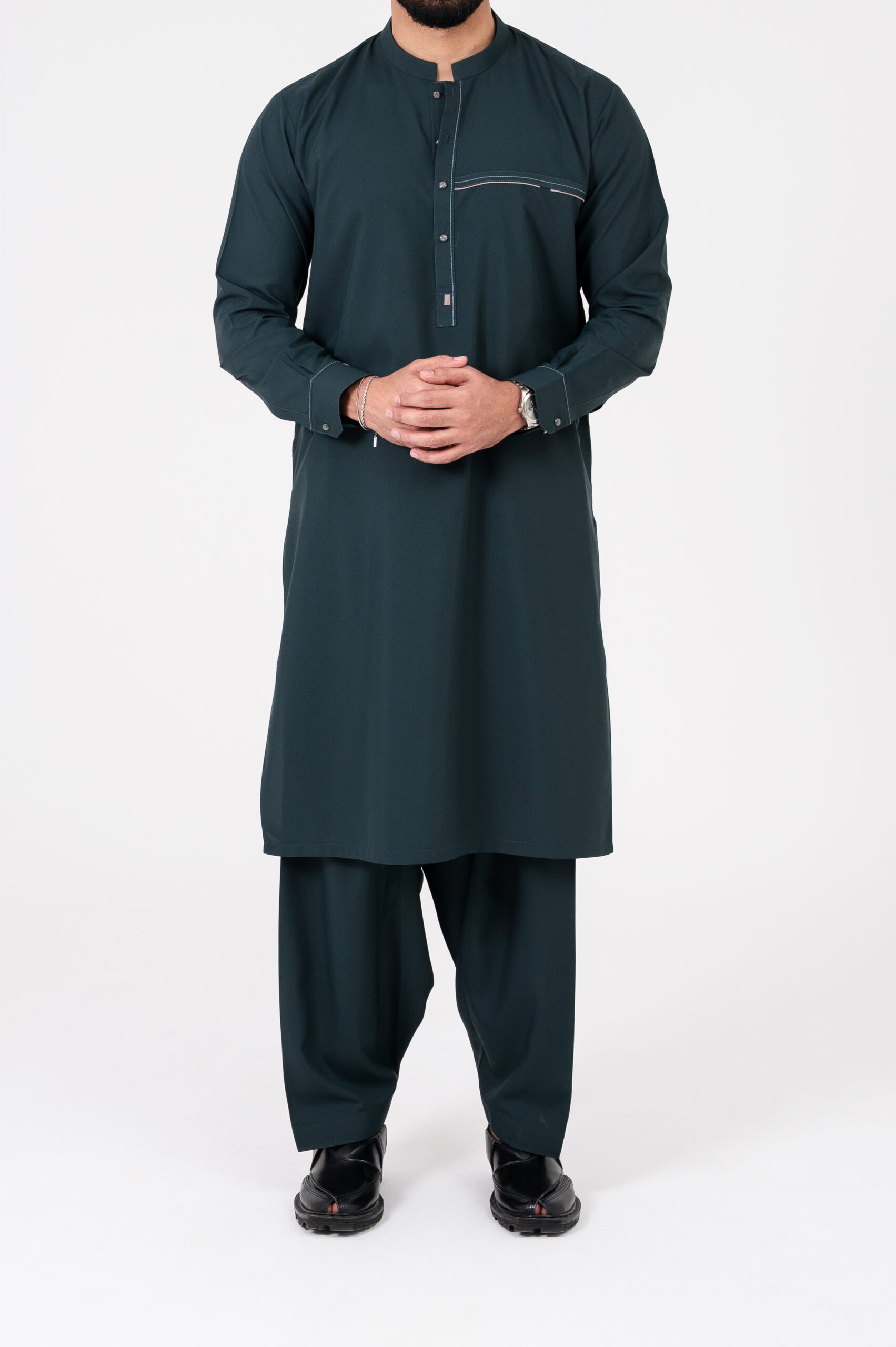 Designer Teal Kurta Shalwar