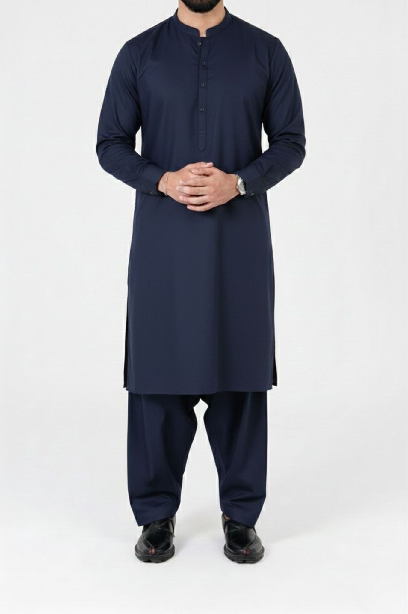 Dark Blue Kurta Shalwar