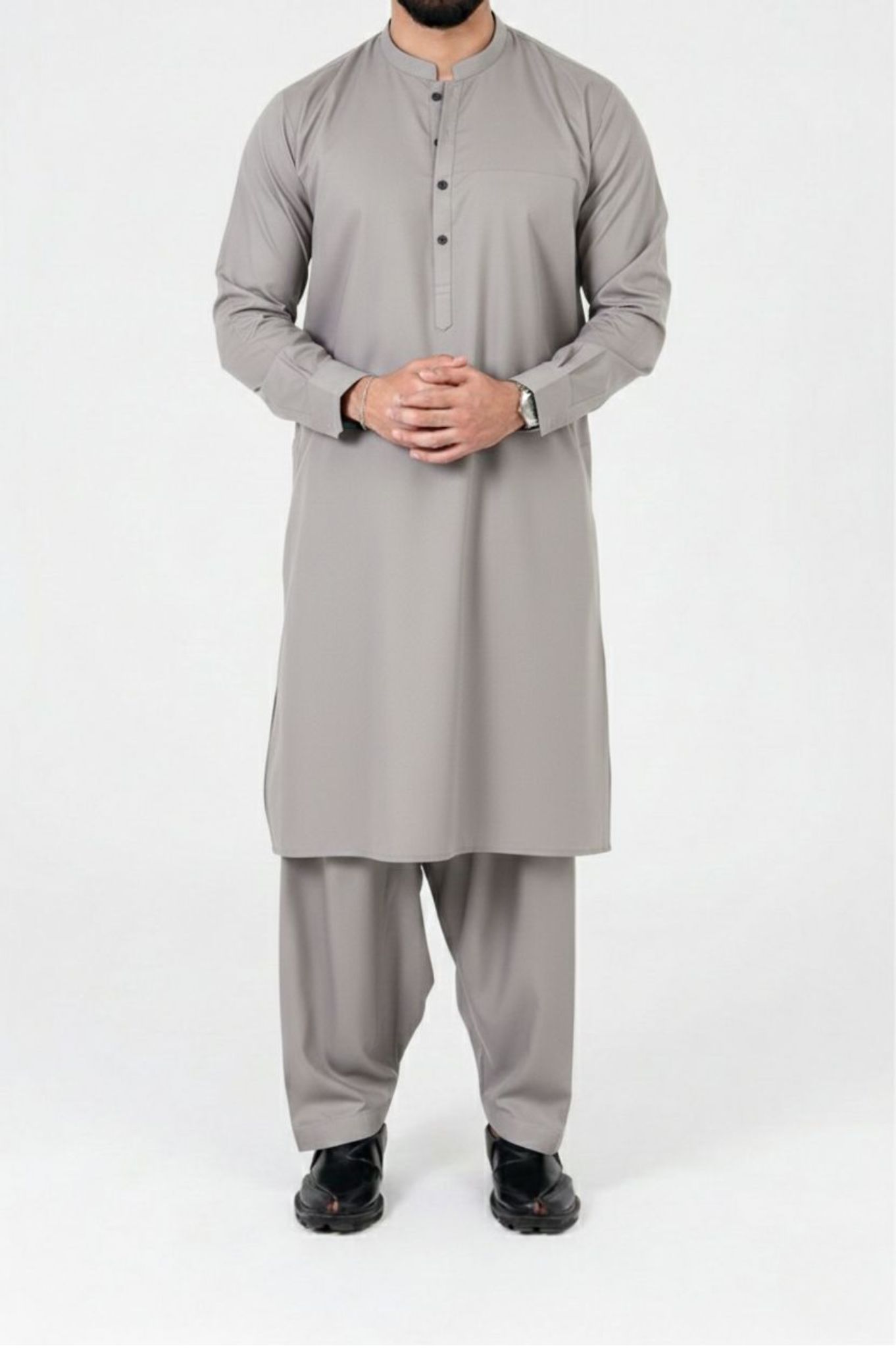 Light Grey Kurta Shalwar
