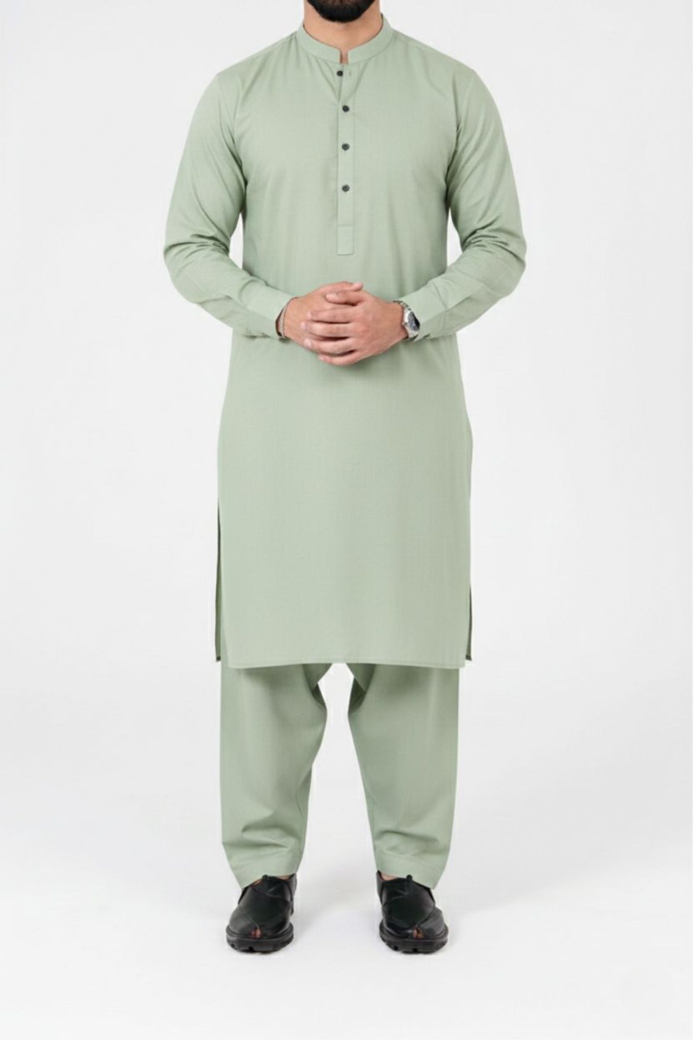 Sage Green Kurta Shalwar