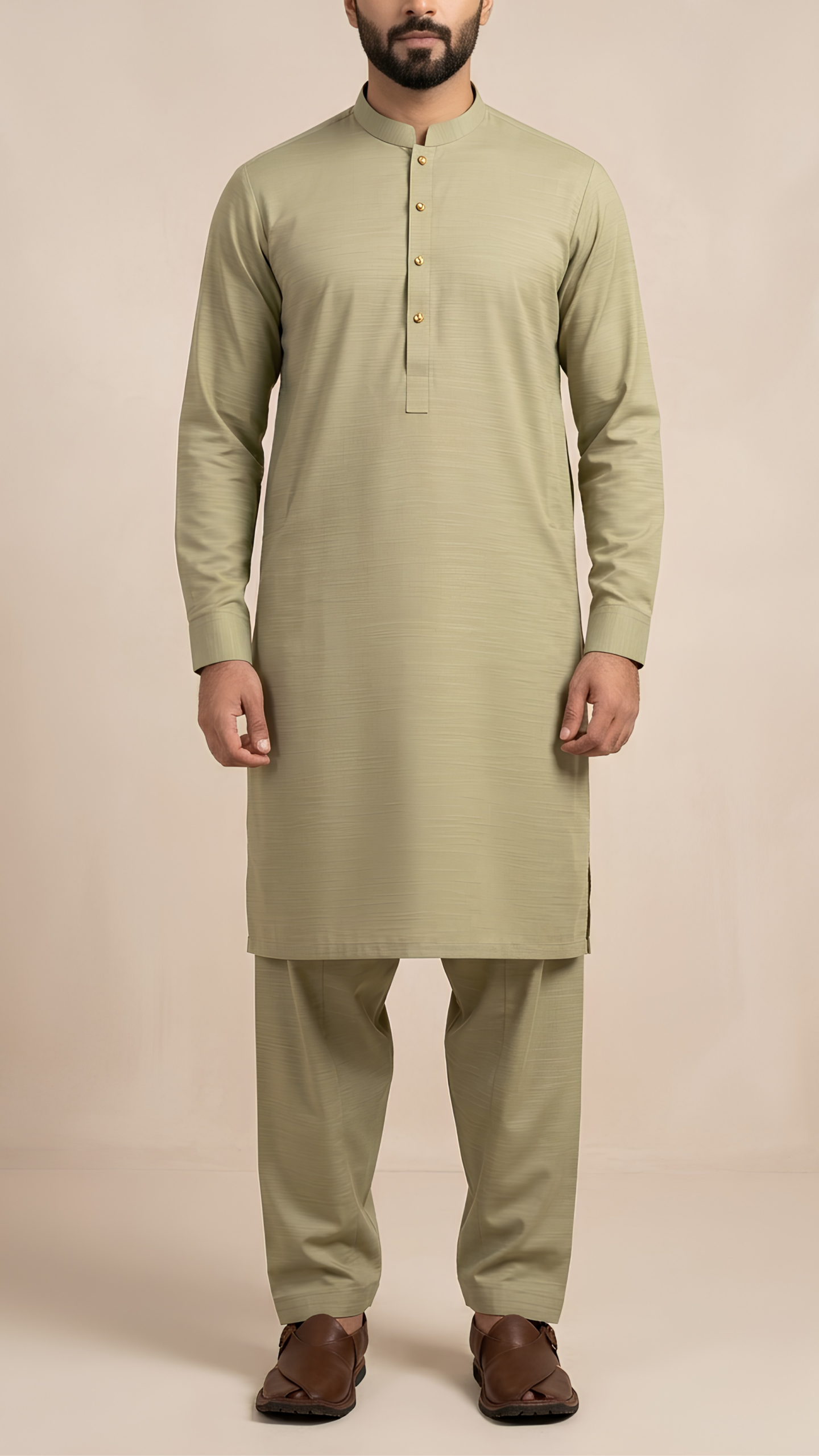 Sage Green Premium Kurta Shalwar